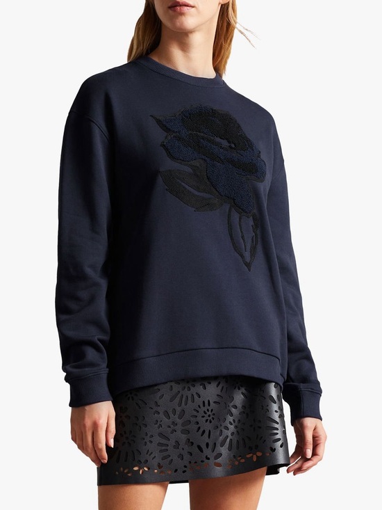 Ted Baker Tops - TED BAKER Darsena Flower Graphic Sweatshirt